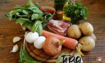 Как приготовить зеленый борщ с щавелем и яйцом — пошаговый рецепт с фото